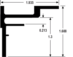 37894 – ACM Female Connector 6063-T6 37894 – ACM Female Connector 6063-T6
