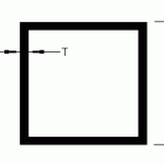 Square aluminum tube